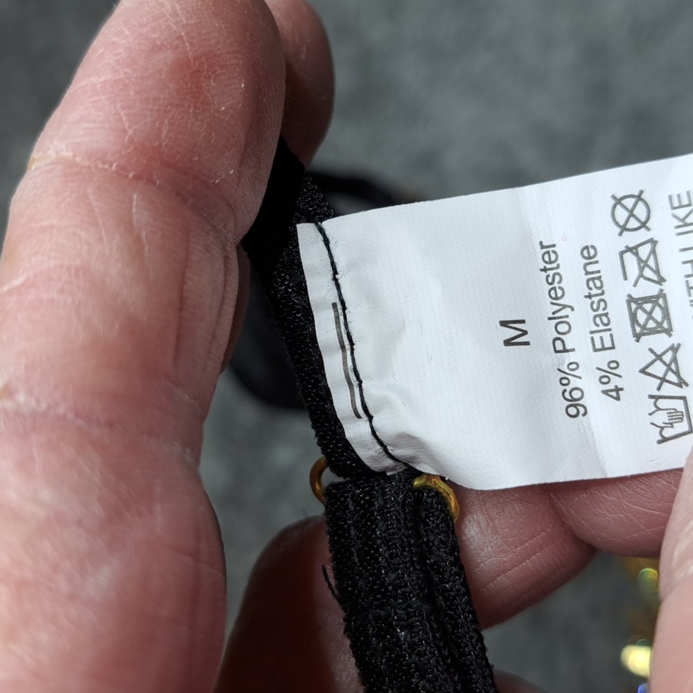Rinestone Lettered THONG. - Picture 4 of 5